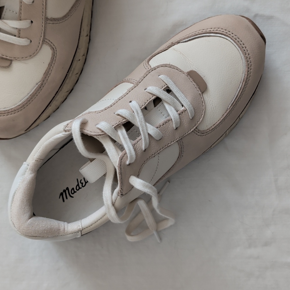 Madewell Kickoff Trainer Sneakers In Nubuck And Nappa Leather - Picture 2 of 14